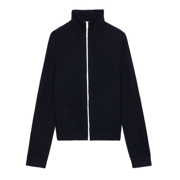Cardigan Charles 100% Laine Merinos Encre - Taille M/L - Homme - Zadig & Voltaire
