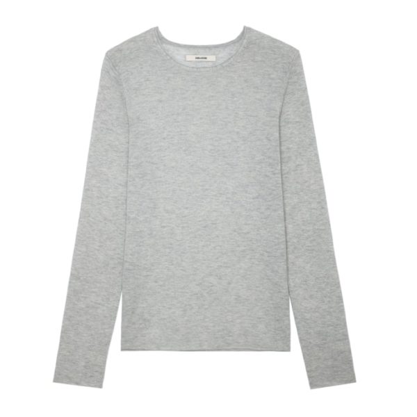 Pull Teiss 100% Cachemire Neige – Taille M – Homme – Zadig & Voltaire