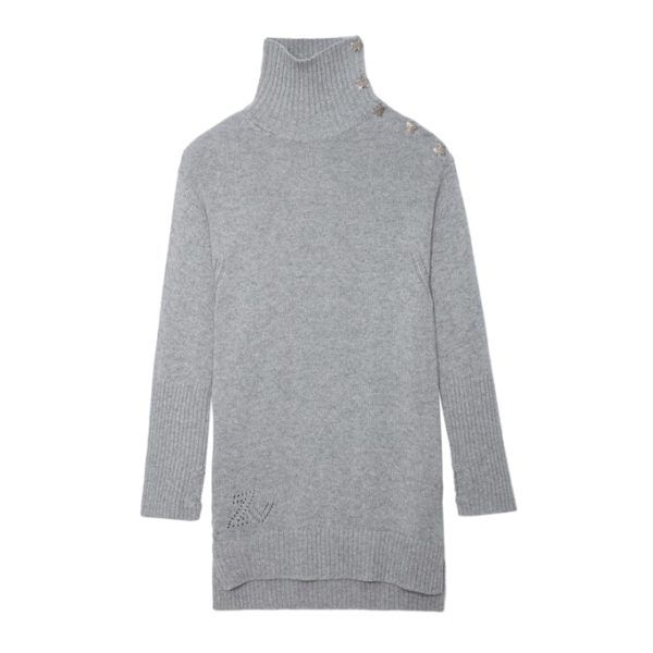 Robe Almira Bijoux Gris Chine Clair – Taille XS – Femme – Zadig & Voltaire