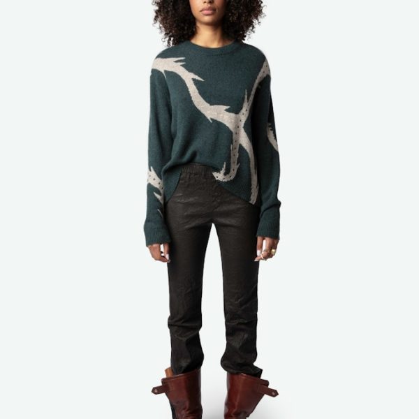 Pull Markus 100% Cachemire Peaks – Taille XS – Femme – Zadig & Voltaire