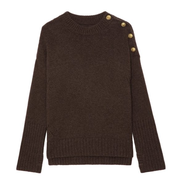Pull Malta 100% Cachemire Land – Taille S – Femme – Zadig & Voltaire