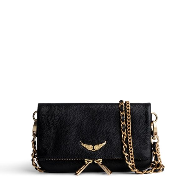 Pochette Rock Nano Noir Gold – Femme – Zadig & Voltaire