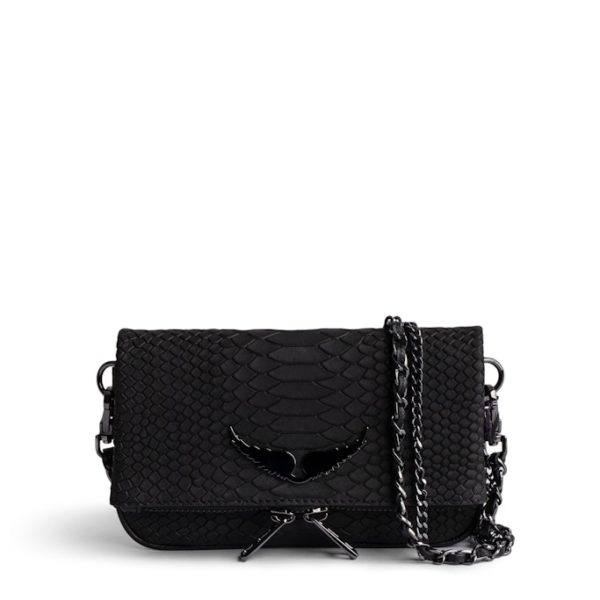 Pochette Rock Nano Soft Savage Noir – Femme – Zadig & Voltaire