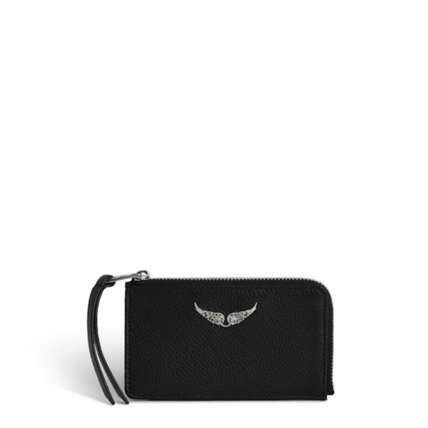 Porte-cartes Zv Card Black Silver – Femme – Zadig & Voltaire