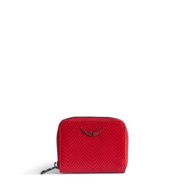Porte-monnaie Mini Zv Glossy Wild Embossé Power – Femme – Zadig & Voltaire