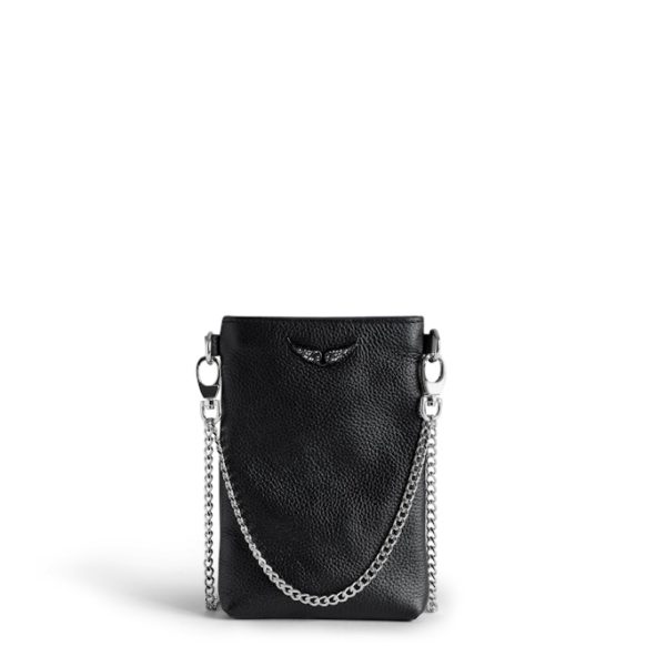 Pochette Téléphone Pouch Rock Noir – Femme – Zadig & Voltaire