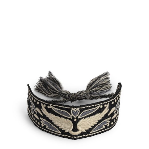 Bracelet Tissé Zadig Black – Femme – Zadig & Voltaire