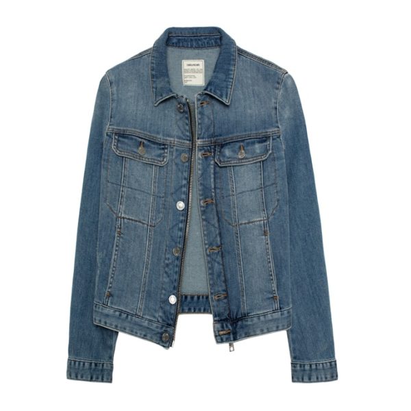 Veste Kioky Denim Bleu – Taille S – Femme – Zadig & Voltaire