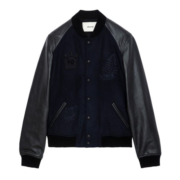 Blouson Birdieh Encre - Taille M - Homme - Zadig & Voltaire