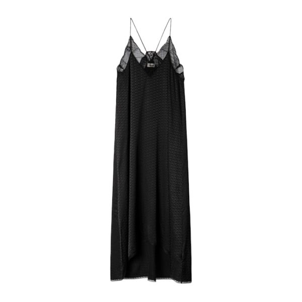 Robe Risty Jac Zv Soie Noir – Taille L – Femme – Zadig & Voltaire