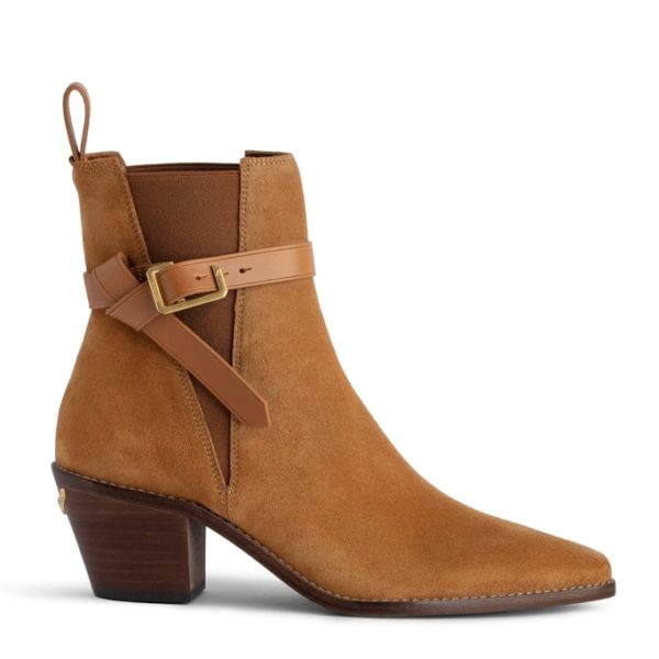 Bottines Tyler Suede Heritage – Taille 37 – Femme – Zadig & Voltaire