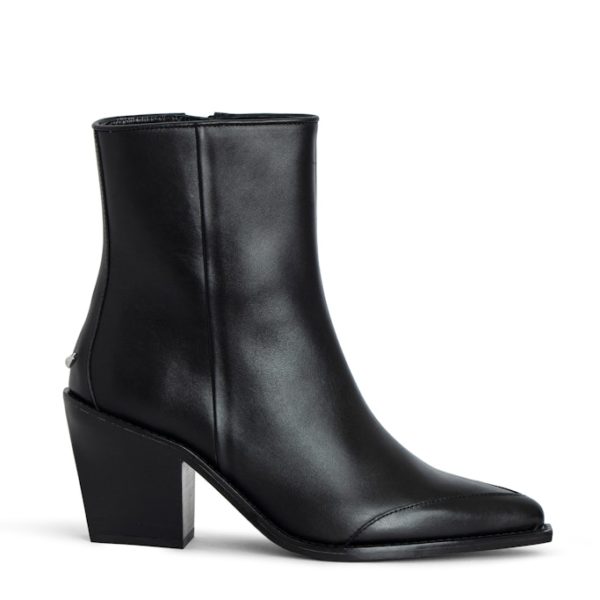 Bottines Cara Noir – Taille 37 – Femme – Zadig & Voltaire