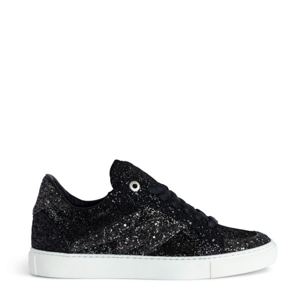 Sneakers Basses Zv1747 La Flash Noir – Taille 37 – Femme – Zadig & Voltaire