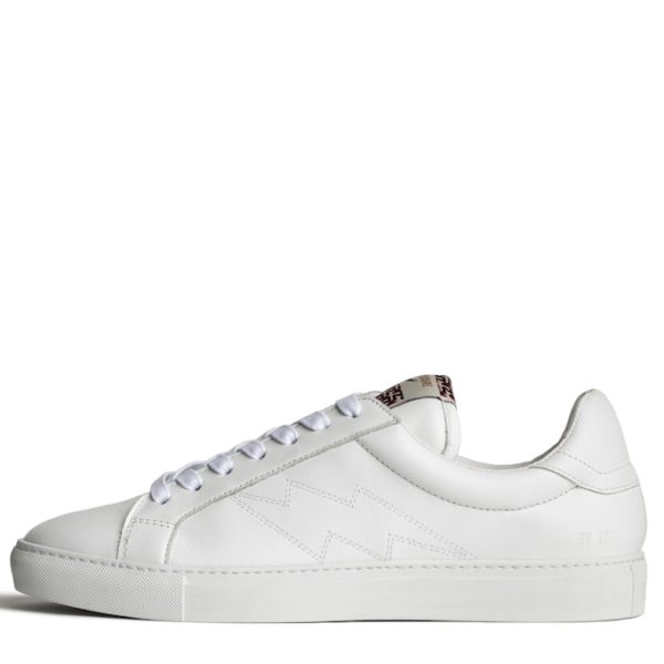 Sneakers Basses Zv1747 La Flash Blanc – Taille 41 – Homme – Zadig & Voltaire
