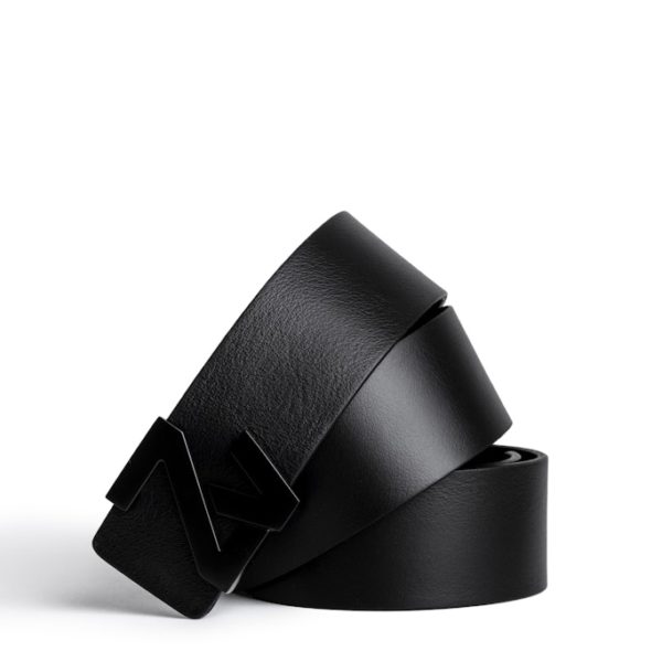 Ceinture Zv Initiale La Belt Noir – Taille 1 – Homme – Zadig & Voltaire