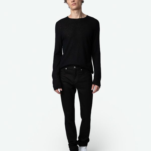 Jean Mick Noir - Taille 30 - Homme - Zadig & Voltaire