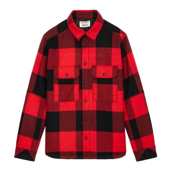 Surchemise Trop Crimson – Taille M – Homme – Zadig & Voltaire