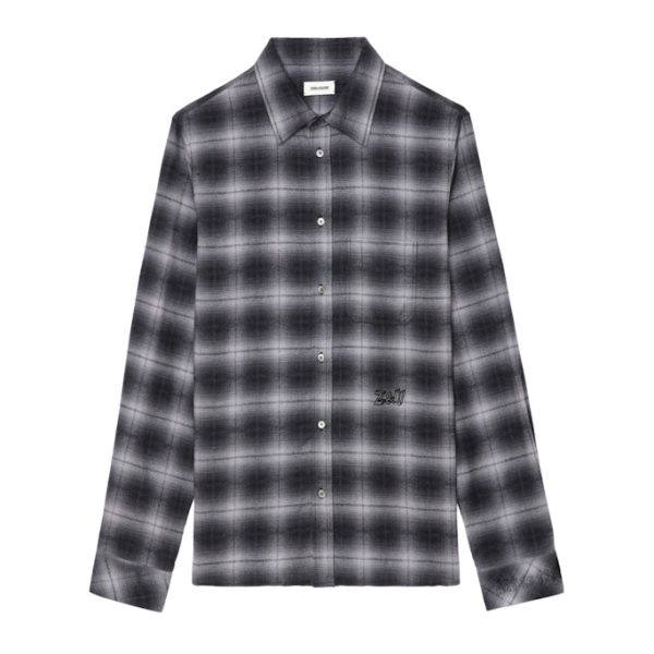 Chemise Stan Gris - Taille M - Homme - Zadig & Voltaire