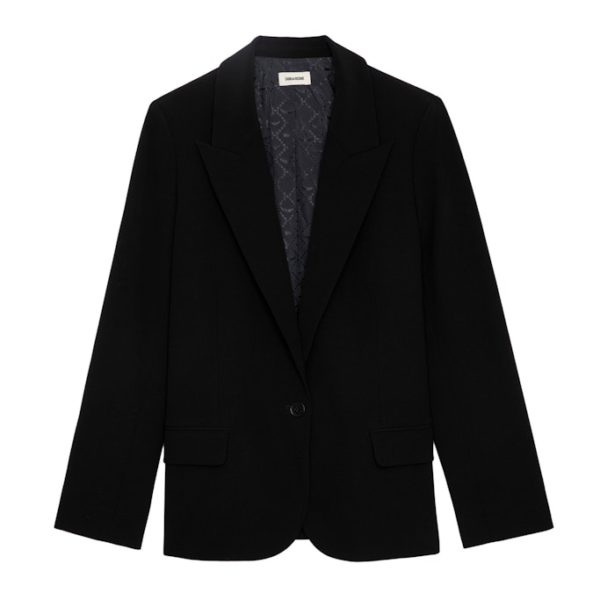 Blazer Voyage Noir – Taille 36 – Femme – Zadig & Voltaire