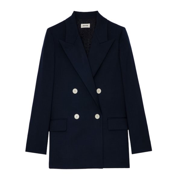 Blazer View Encre – Taille 36 – Femme – Zadig & Voltaire