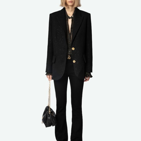 Blazer Vicka Noir – Taille 36 – Femme – Zadig & Voltaire