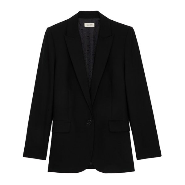 Blazer Valse Strass Noir – Taille 36 – Femme – Zadig & Voltaire