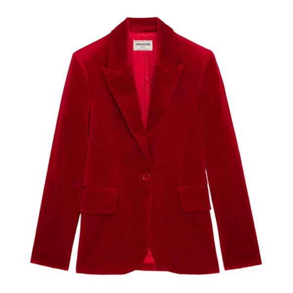 Blazer Vavy Velours Velvet – Taille 36 – Femme – Zadig & Voltaire