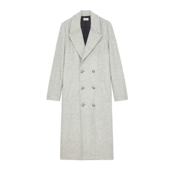 Manteau Mulan Gris – Taille XS – Femme – Zadig & Voltaire