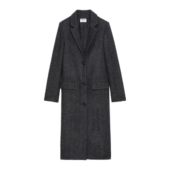 Manteau Mio Anthracite – Taille XS – Femme – Zadig & Voltaire