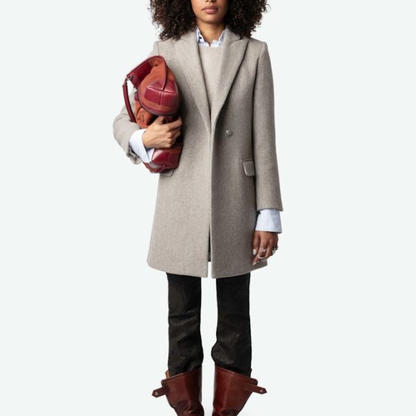Manteau Marco Latte – Taille S – Femme – Zadig & Voltaire