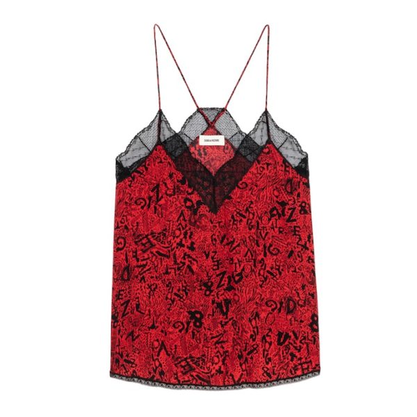 Caraco Christy Crimson - Taille XS - Femme - Zadig & Voltaire