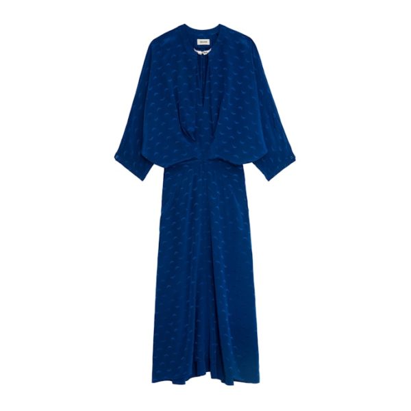 Robe Ritany Wings Soie Jacquard Overseas – Taille M – Femme – Zadig & Voltaire