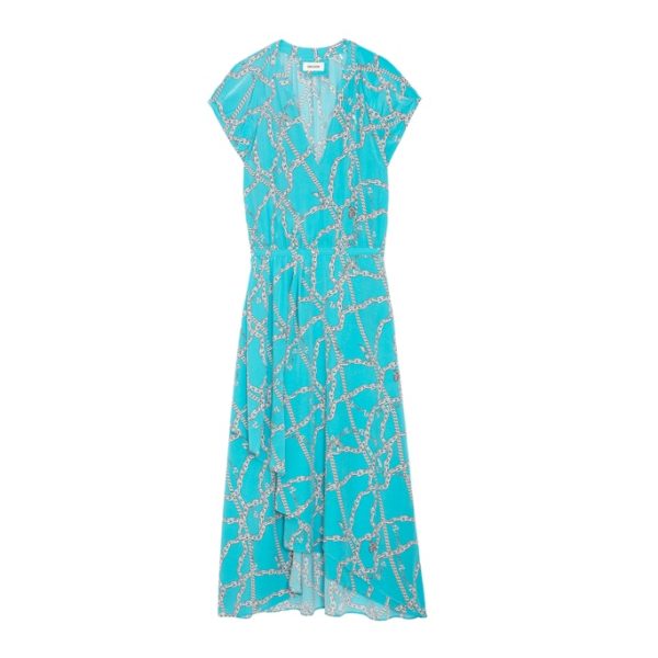 Robe Randall Soie Aqua - Taille XS - Femme - Zadig & Voltaire