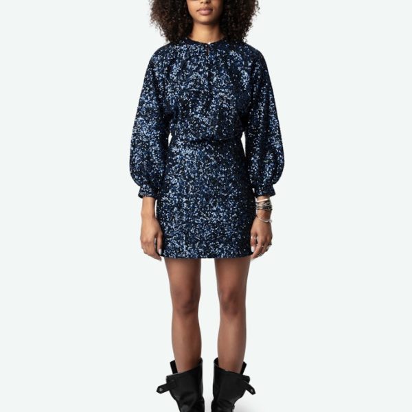 Robe Rui Sequins Encre – Taille XS – Femme – Zadig & Voltaire
