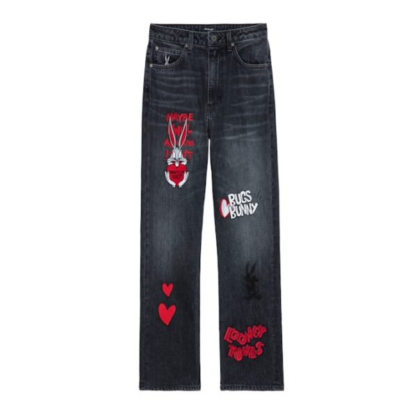Jean Patti Washed Black – Taille 26 – Femme – Zadig & Voltaire