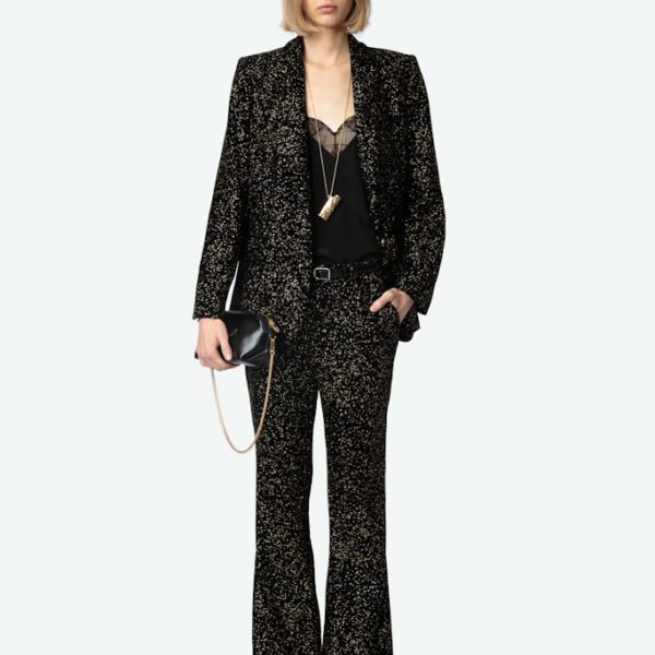Pantalon Prevy Noir – Taille 34 – Femme – Zadig & Voltaire