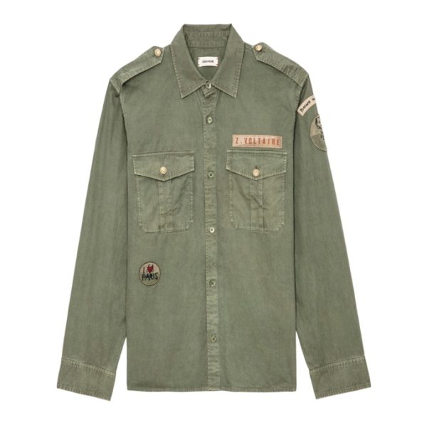 Chemise Taskal Grass – Taille S – Femme – Zadig & Voltaire