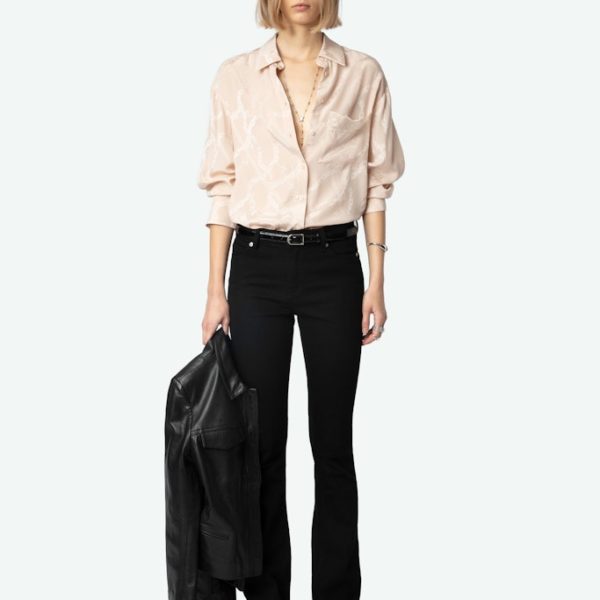 Chemise Morning Soie Jacquard Sweet – Taille S – Femme – Zadig & Voltaire