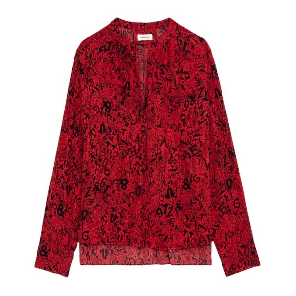 Blouse Tink Crimson – Taille S – Femme – Zadig & Voltaire