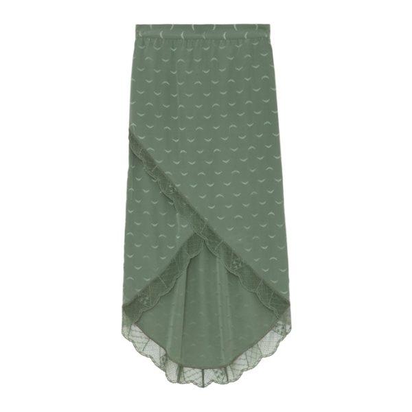 Jupe Jeudie Wings Soie Jacquard Grass – Taille 36 – Femme – Zadig & Voltaire