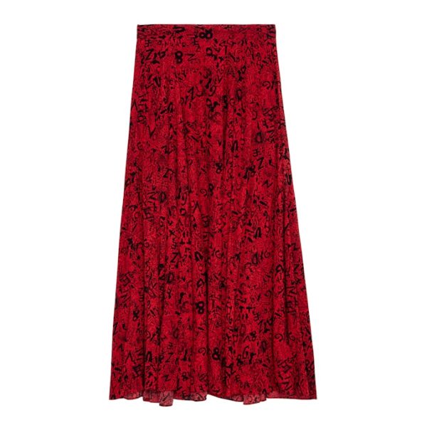 Jupe Joyo Crimson – Taille 36 – Femme – Zadig & Voltaire
