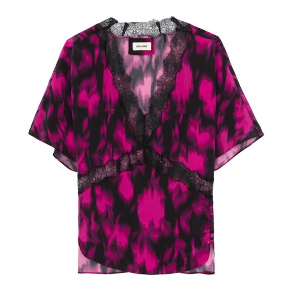 Top Tzar Soie Noir - Taille XS - Femme - Zadig & Voltaire