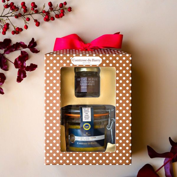 Coffret foie gras entier de canard et chutney-Comtesse du Barry