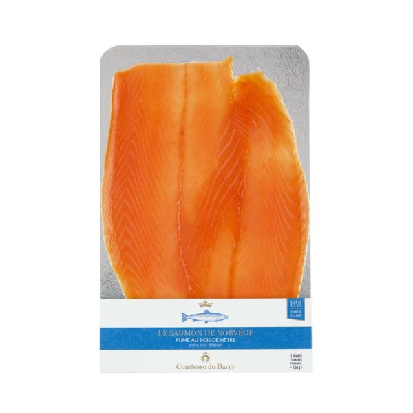 Saumon de Norvège tranché à la main 160g-Comtesse du Barry