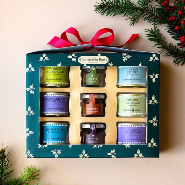 Coffret 6 terrines et 3 chutneys-Comtesse du Barry