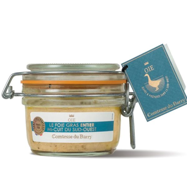 Foie gras d’oie entier mi-cuit 125g-Comtesse du Barry