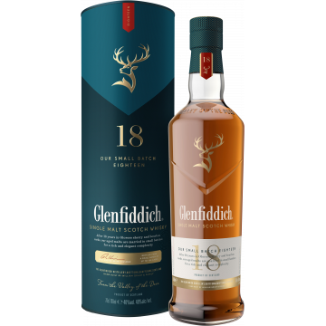 Glenfiddich – Small Batch 40° – 18 Ans – en Etui