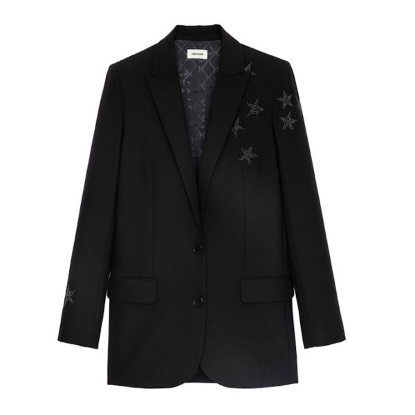 Blazer Viva Strass Star Black – Taille 38 – Femme – Zadig & Voltaire