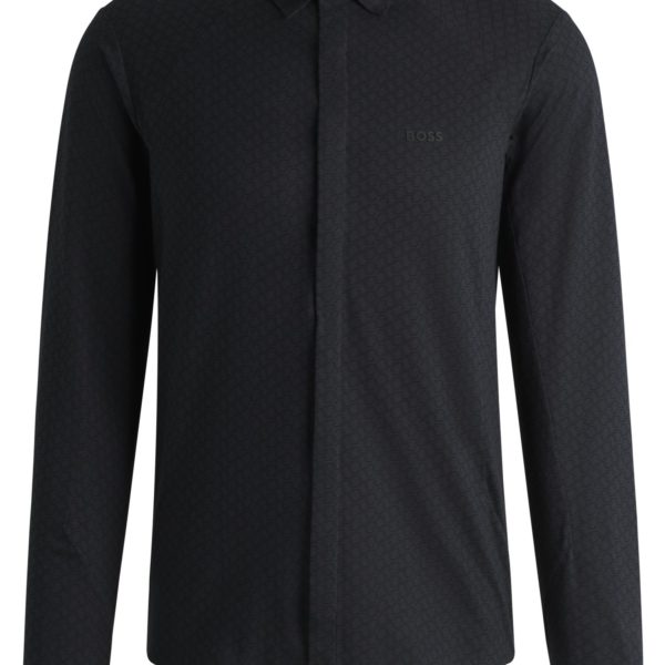 Chemise Regular en maille piquée de coton – Hugo Boss