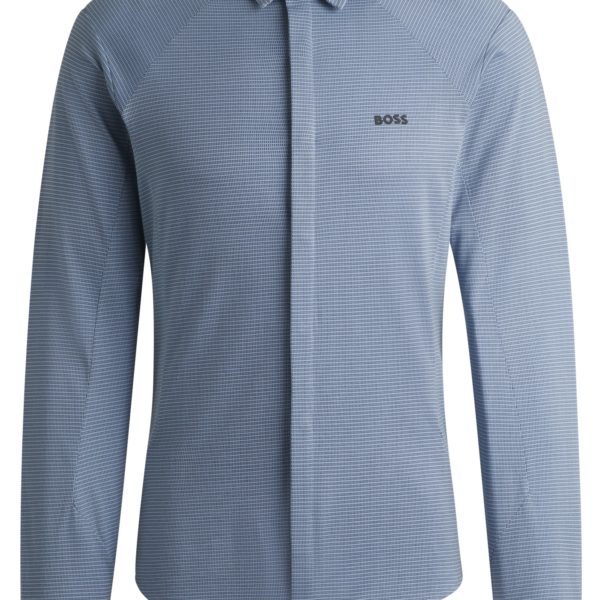 Chemise Regular en maille piquée de coton – Hugo Boss